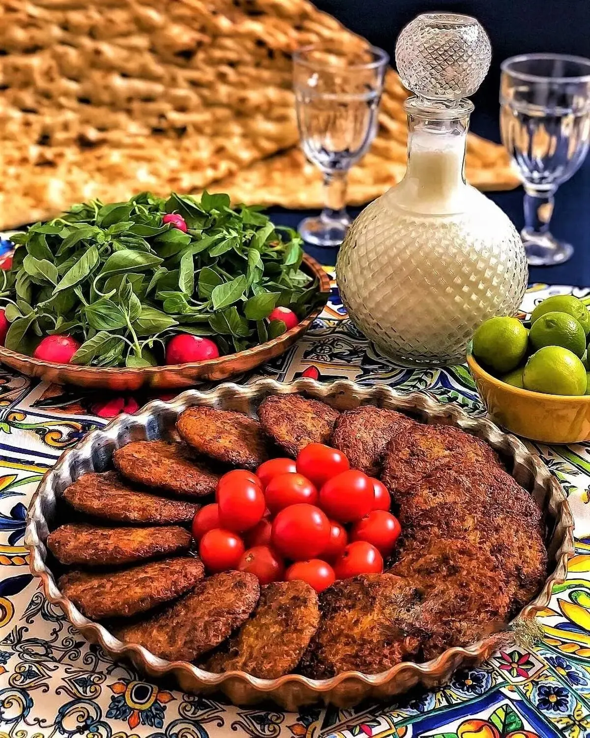 کتلت کنجدی؛ شیک‌ترین شام پائیزی