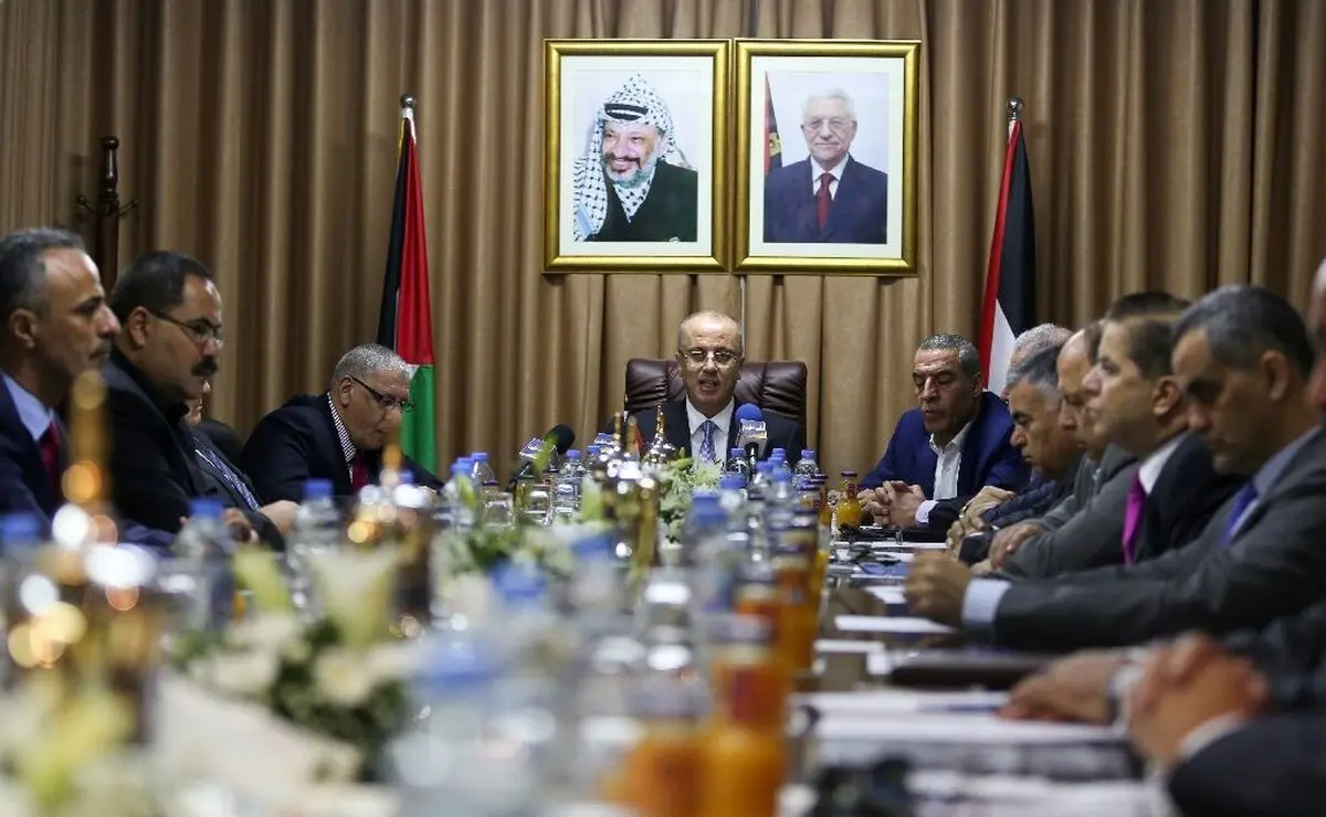 اولین جلسه دولت وفاق فلسطین در غزه پس از سال ۲۰۱۴ میلادی