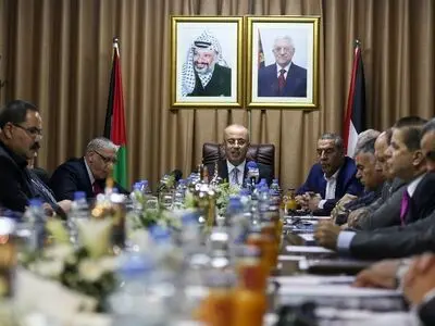 اولین جلسه دولت وفاق فلسطین در غزه پس از سال ۲۰۱۴ میلادی