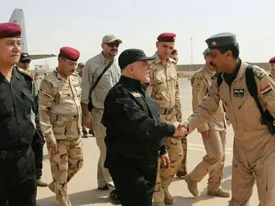 ویدئو و تصاویر/ لحظه ورود حیدرالعبادی به موصل پس از ۳ سال