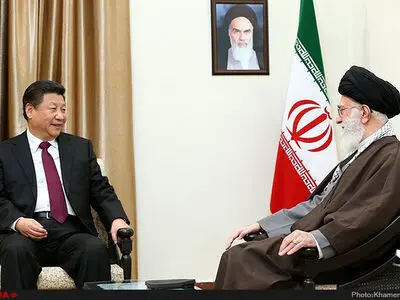 دیداررئیس جمهورچین بامقام معظم رهبری