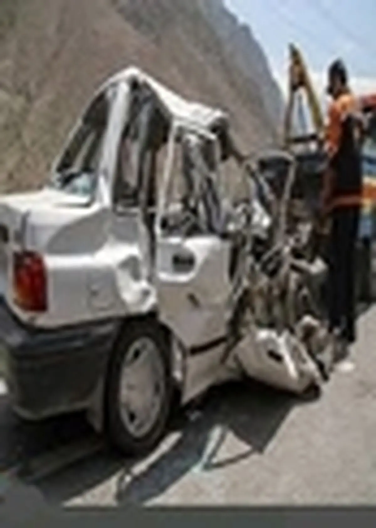 کشته شدن یک خانواده ۶ نفری بر اثر تصادف پراید با تریلی