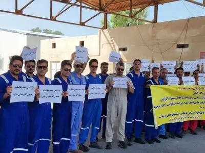 کارگران رسمی نفت شرکت فلات قاره: محدودیت‌های مزدی را بردارید! 