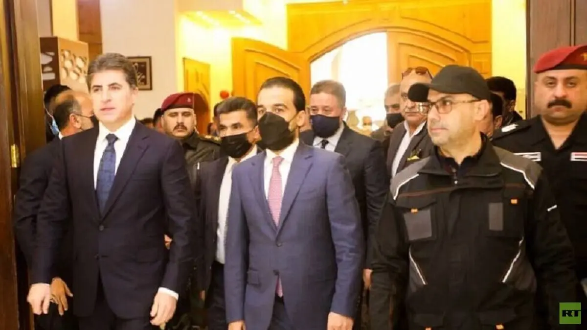 ورود حلبوسی و بارزانی به استان نجف عراق برای دیدار با «مقتدی صدر»

