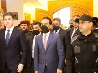 ورود حلبوسی و بارزانی به استان نجف عراق برای دیدار با «مقتدی صدر»

