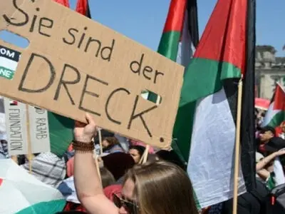 تظاهرات هزاران شهروند آلمانی در حمایت از فلسطین