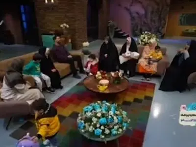 مادر یک ۵ قلو در صداوسیما: اصلا بارداری سختی نداشتم + فیلم