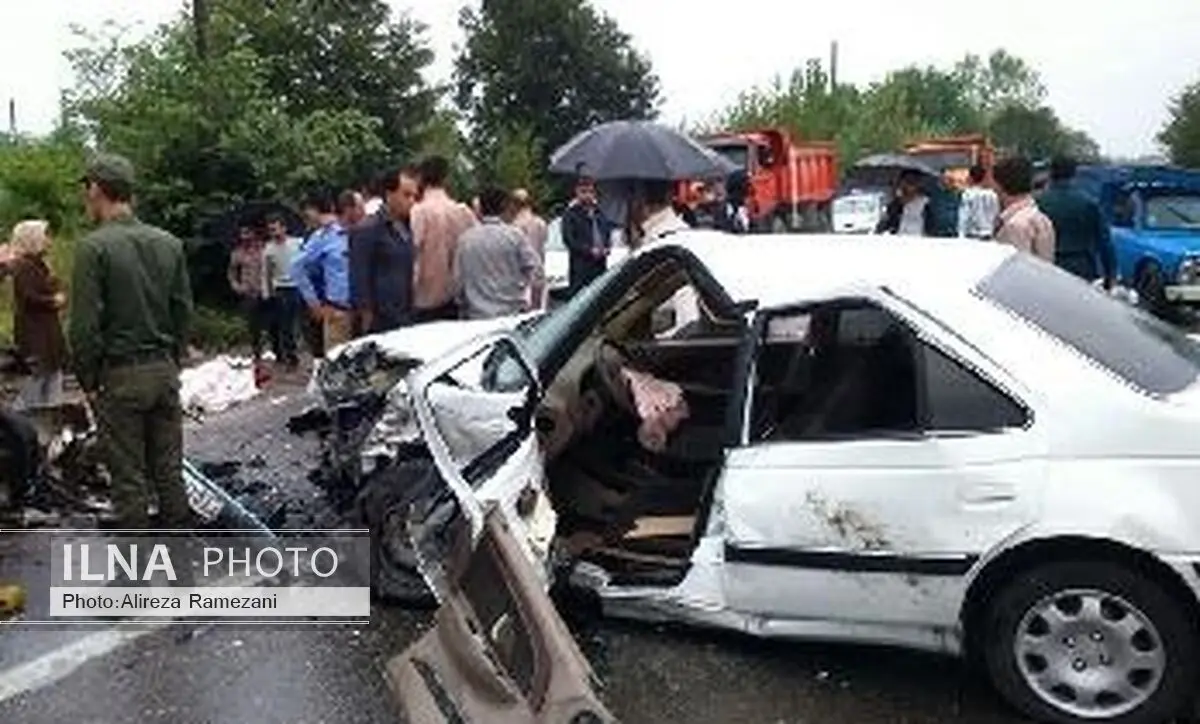 تجاوز به چپ پژو 2 کشته و 3 مجروح بر جا گذاشت