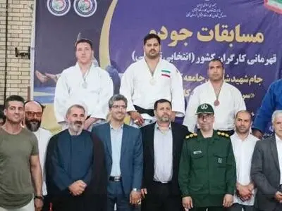 کسب مدال نقره جودوکار گیلانی در رقابت‌های کارگران کشور