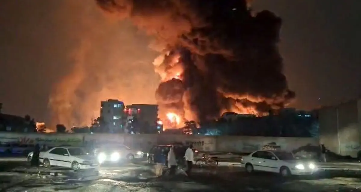 تخریب مرکز دیالیز فردیس کرج در پی حملات آمریکایی - صهیونی