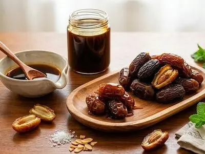 طرز تهیه شیره خرمای خانگی با خرمای خشک و تازه
