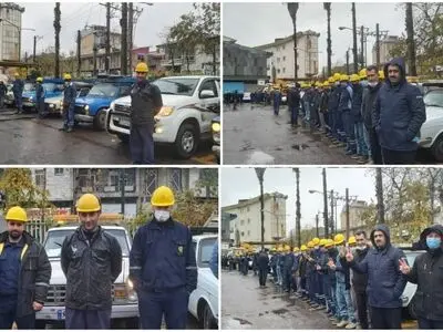نارضایتی راننده‌های استیجاری شرکت توزیع برق گیلان از پایین بودن دستمزدها 
