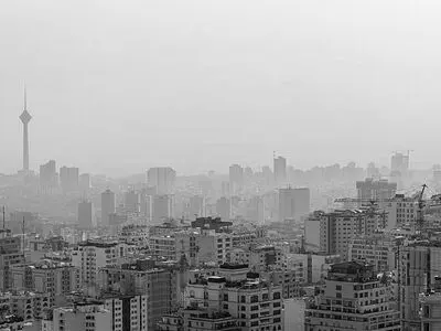 کیفیت هوای تهران در وضعیت ناسالم