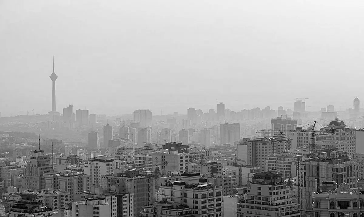 کیفیت هوای تهران در وضعیت ناسالم