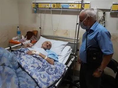 آرزوی سلامتی برای پیشکسوت قدیمی کشتی