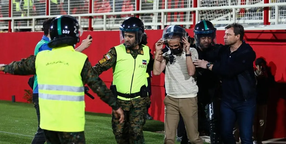  باشگاه پرسپولیس: افتضاح ورزشگاه تبریز، نتیجه برگزاری مسابقه به قیمت جان انسان‌ها/ چرا اجازه برگزاری بازی را دادید؟ 