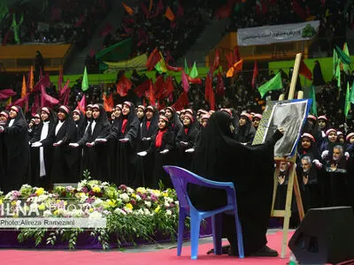 اجتماع دختران حاج قاسم
