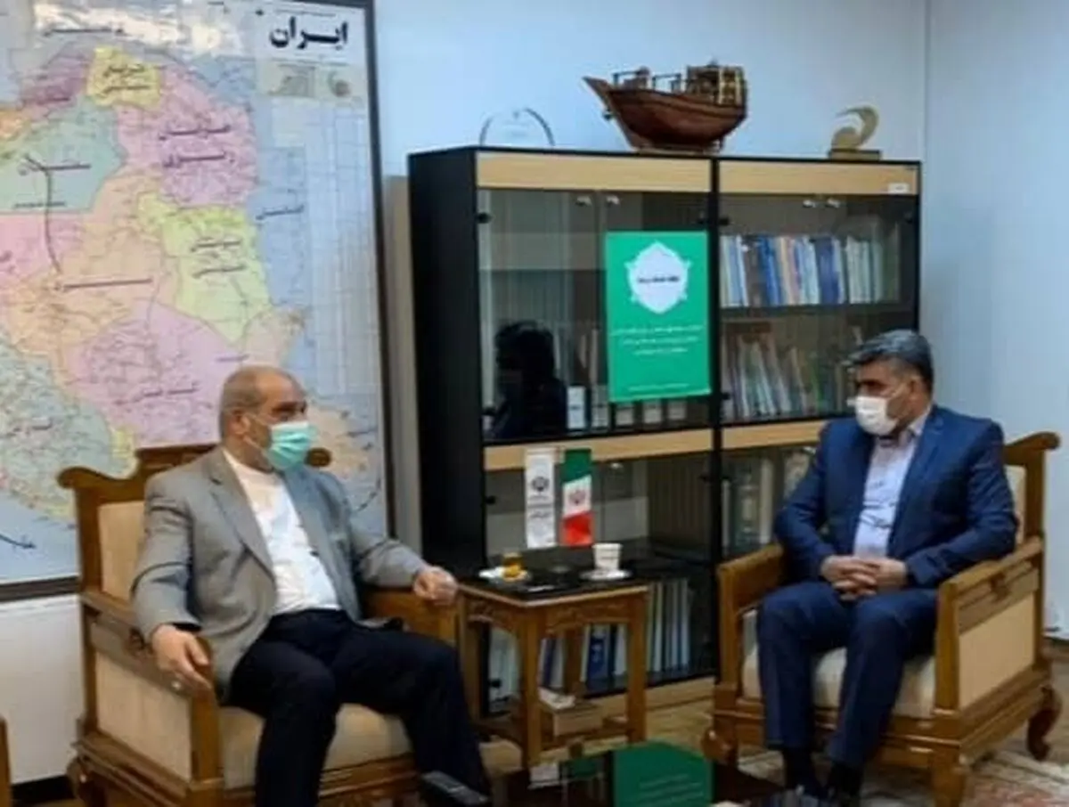 دیدار نوروزی سرپرست سازمان منطقه آزاد انزلی با مشاور رئیس جمهور