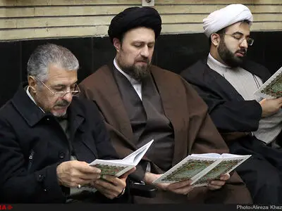 مراسم ختم دایی سید محمد خاتمی