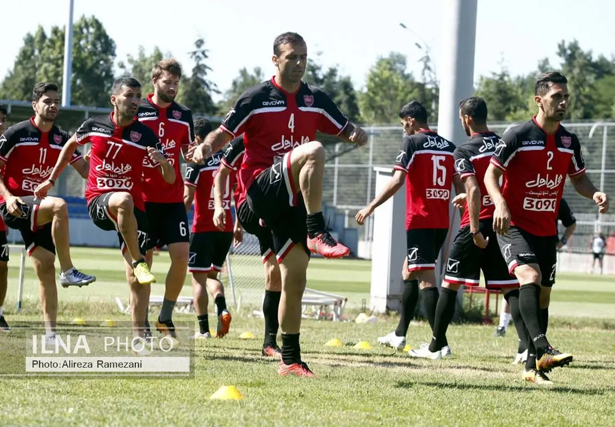 گزارش تمرین پرسپولیس