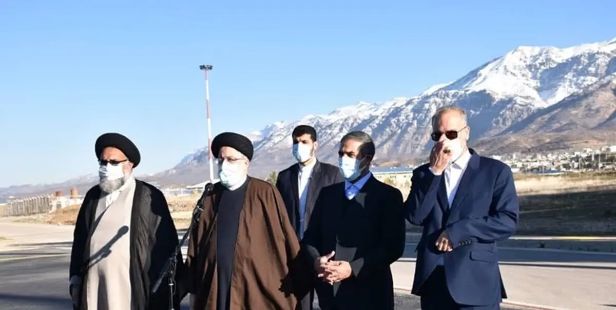 رئیسی وارد سی سخت شد/ بازدید رئیس قوه قضائیه از مناطق زلزله زده