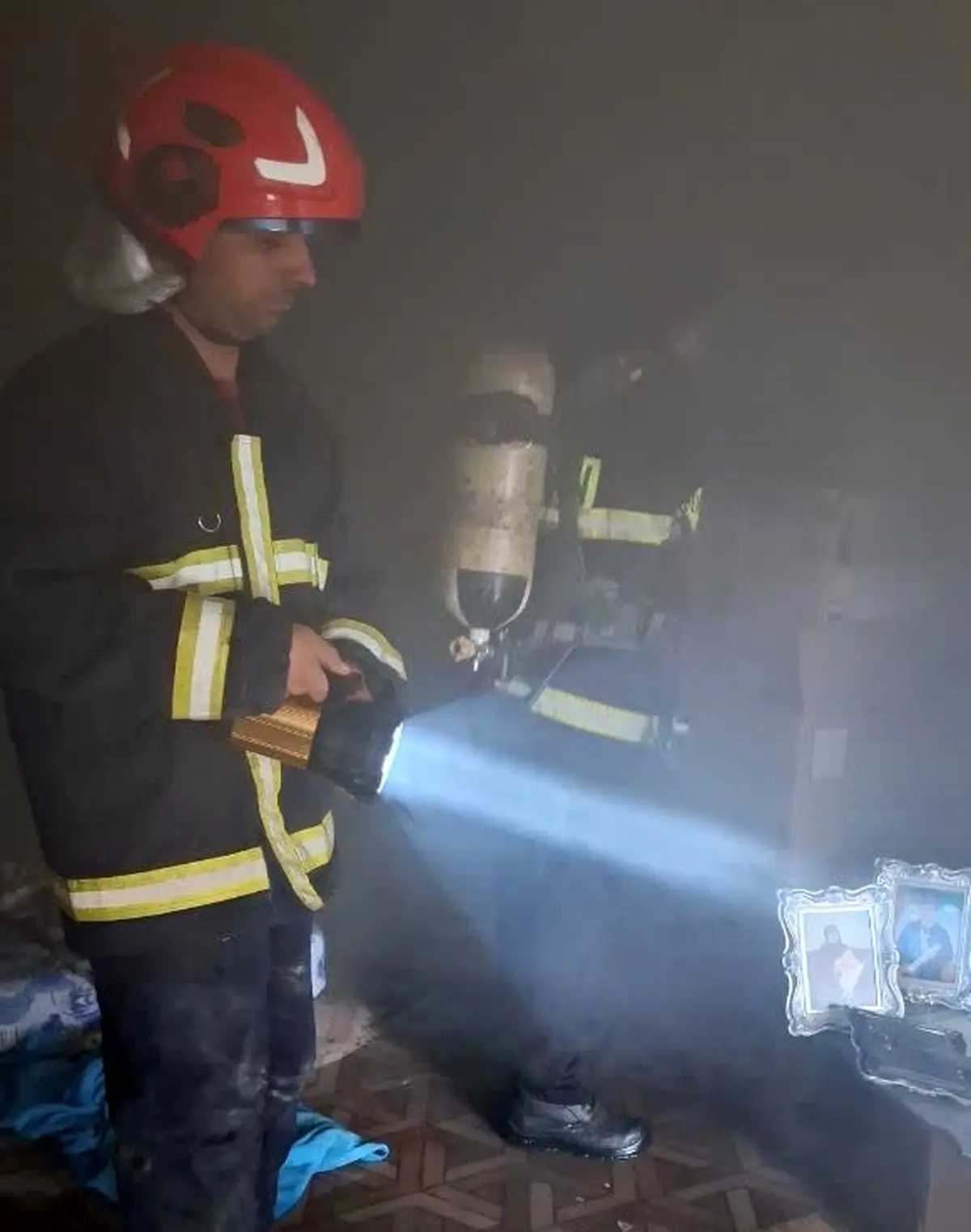 آتش‌سوزی منزل دوطبقه در شوش بدون خسارت جانی مهار شد