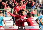 پیکان 2 - تراکتور 3/ ادامه نوار پیروزی‌های تراکتور با الهامی