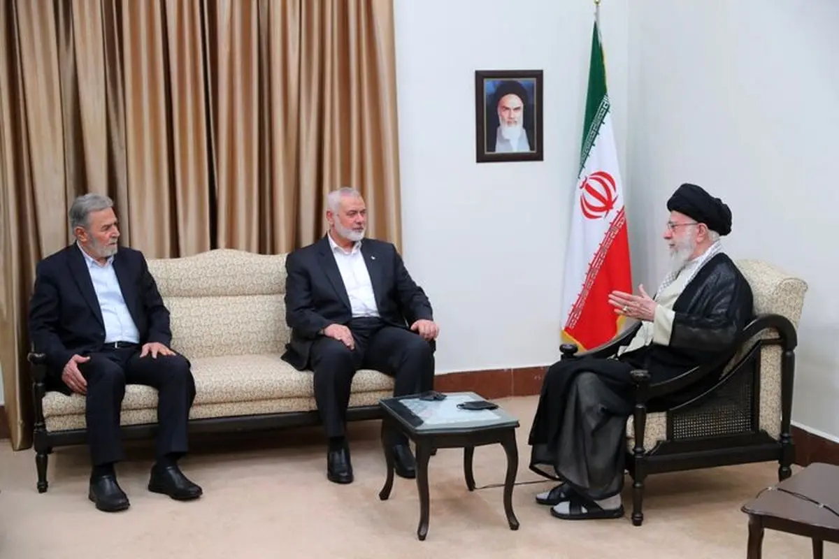 Palestinian Resistance leaders meet Leader of Islamic Rev.