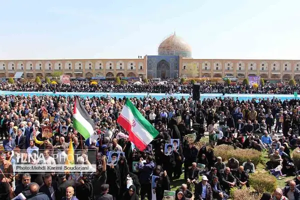 راهپیمایی روز قدس در اصفهان