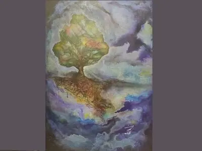 نمایشگاه گروهی نقاشی تک درخت در خانه عکاسان جوان برپاست