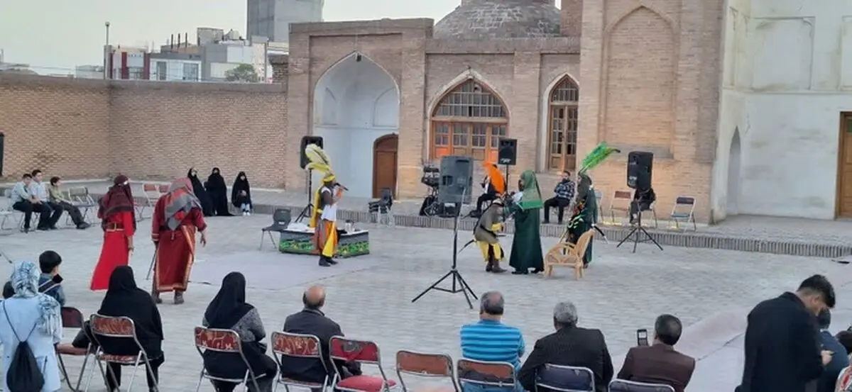 برگزاری مراسم شبیه خوانی در مجموعه تاریخی قطب الدین حیدر تربت حیدریه
