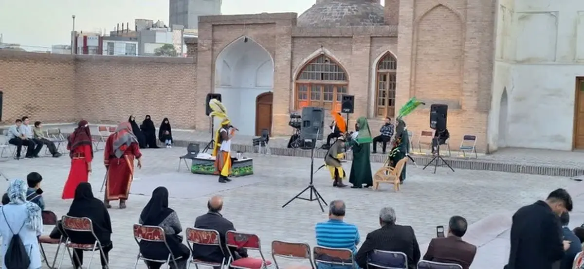 برگزاری مراسم شبیه خوانی در مجموعه تاریخی قطب الدین حیدر تربت حیدریه