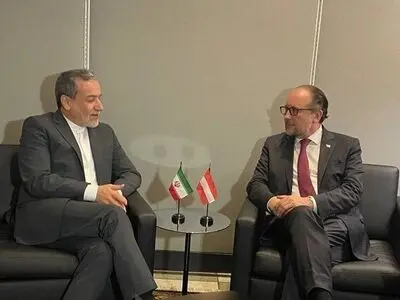دیدار و گفت‌وگوی وزیر امور خارجه اتریش و سید عباس عراقچی