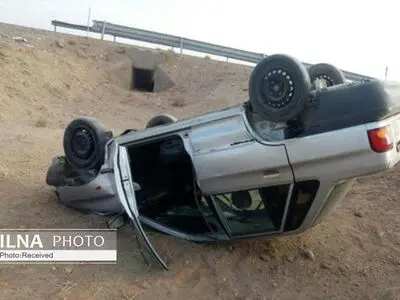 واژگونی پراید در محور شوش به اندیمشک با ۵ فوتی و مجروح