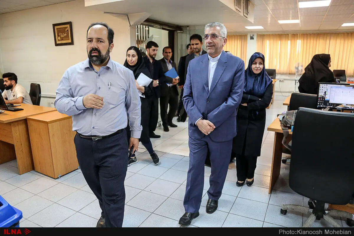 بازدید رضا اردکانیان وزیر نیرو از خبرگزاری ایلنا