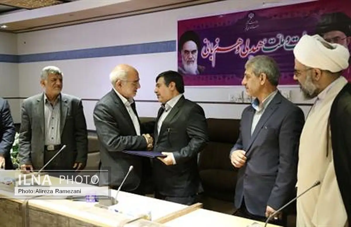 مراسم معارفه فریدون همتی، سرپرست استانداری قم برگزار شد
