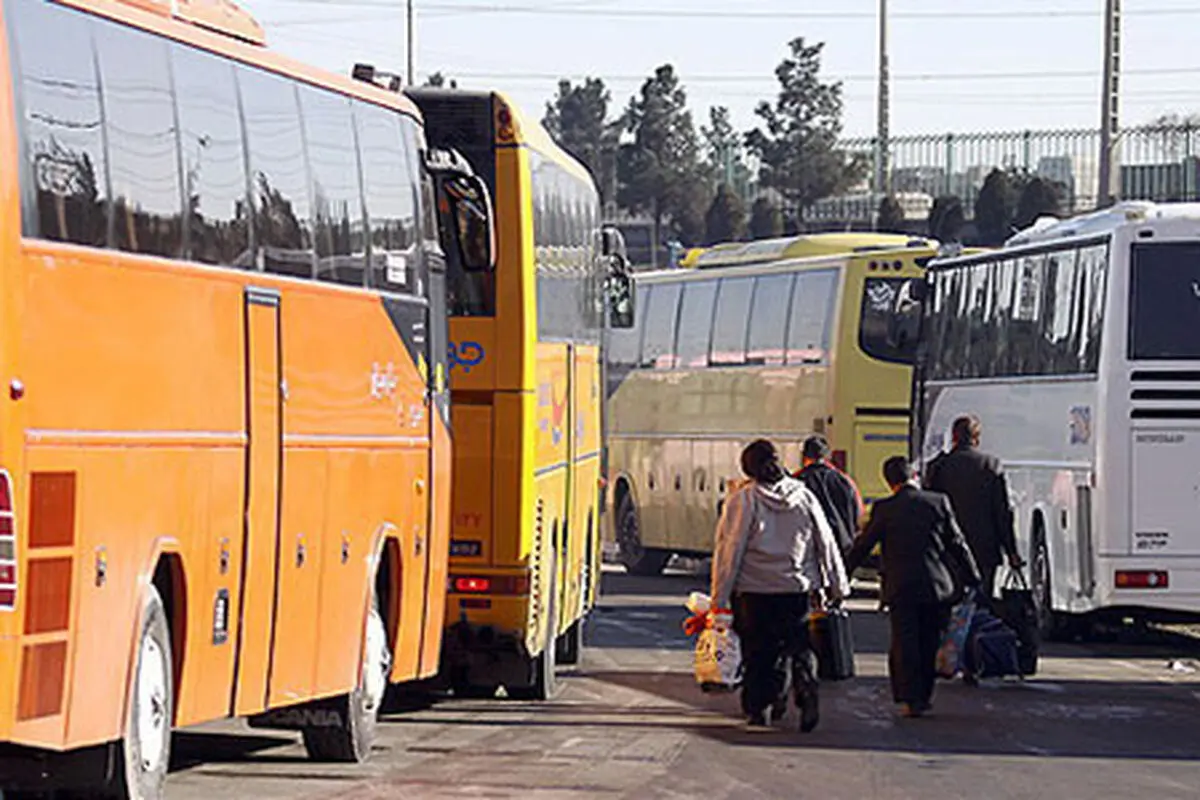 اتوبوس‌ها و ناوگان حمل مسافر به شهرهای پر خطر سفر نمی‌کنند