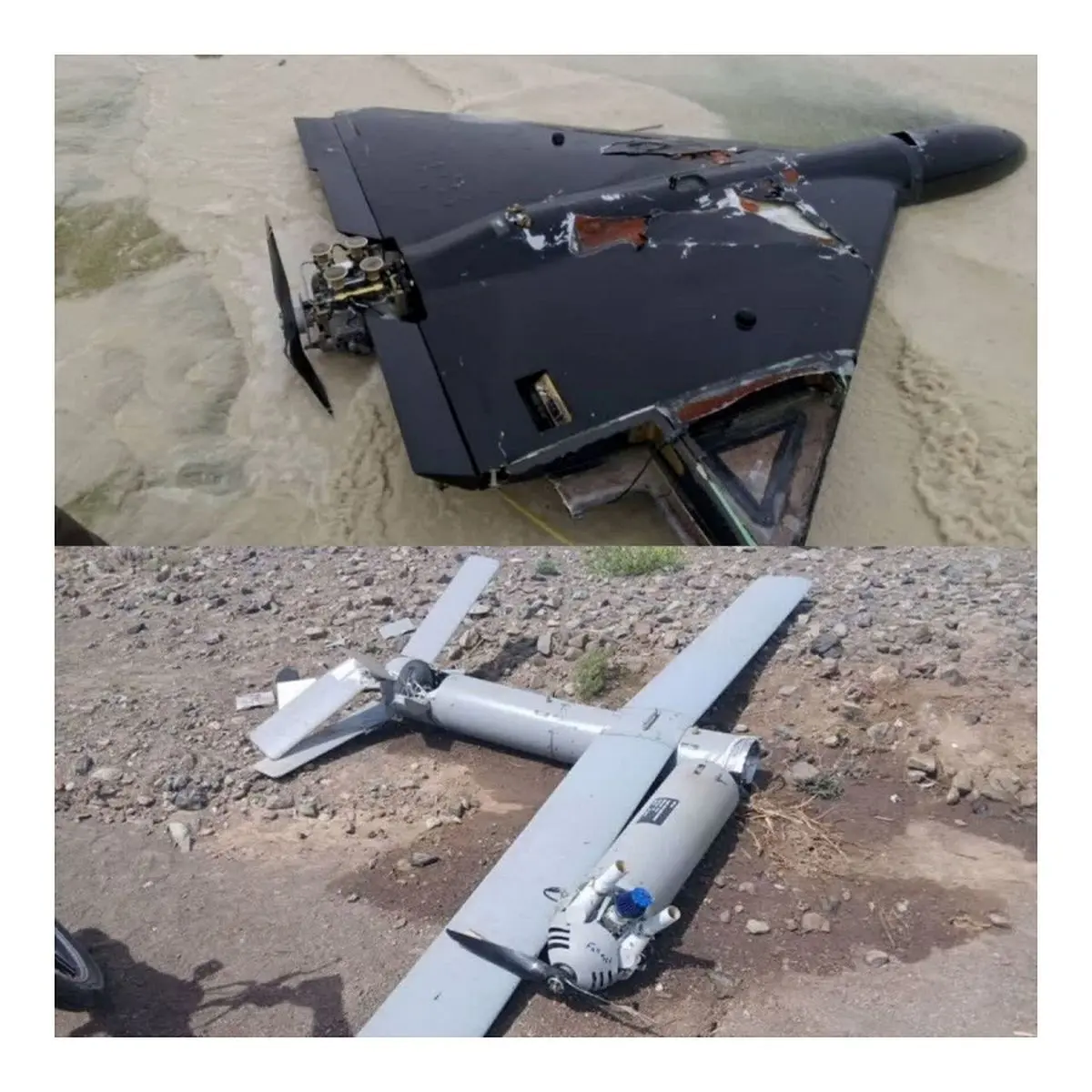 دو پهپاد دشمن توسط نیروی پدافند هوایی ارتش منهدم شد