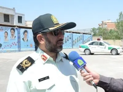 سارق مسلح بانک با حضور بموقع پلیس دستگیر شد