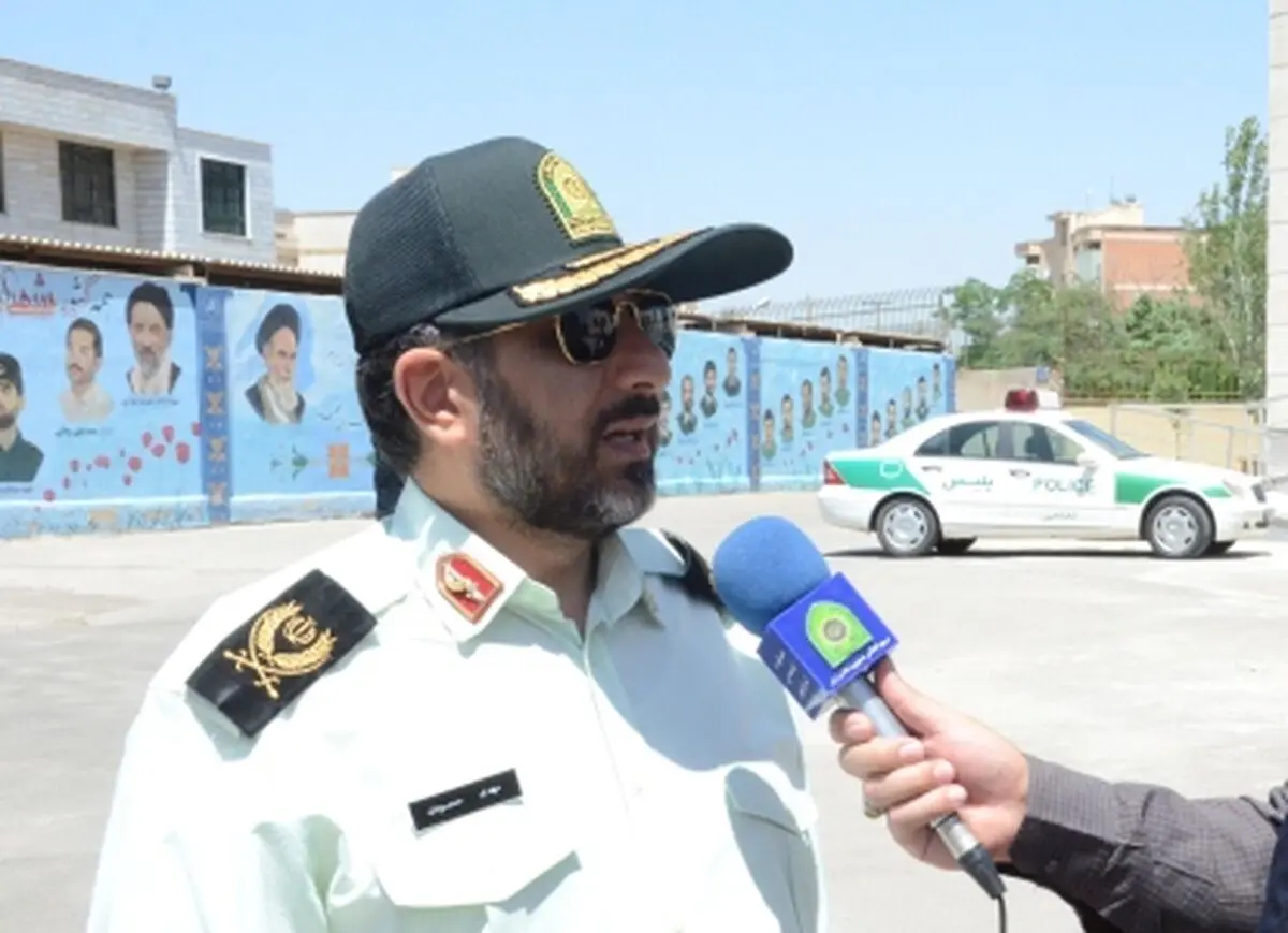 سارق مسلح بانک با حضور بموقع پلیس دستگیر شد