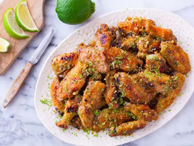 طرز تهیه کتف و بال مرغ عسلی