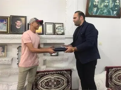 عیادت سلیمی از محمد رضا آقا نیا فرنگی کار تیم ملی جوانان