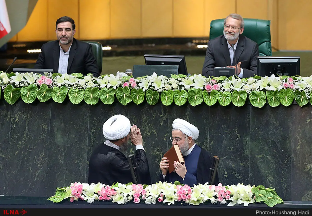 مراسم تحلیف دوازدهمین دوره ریاست جمهوری برگزار شد/ سخنرانی سران قوا + تصاویر