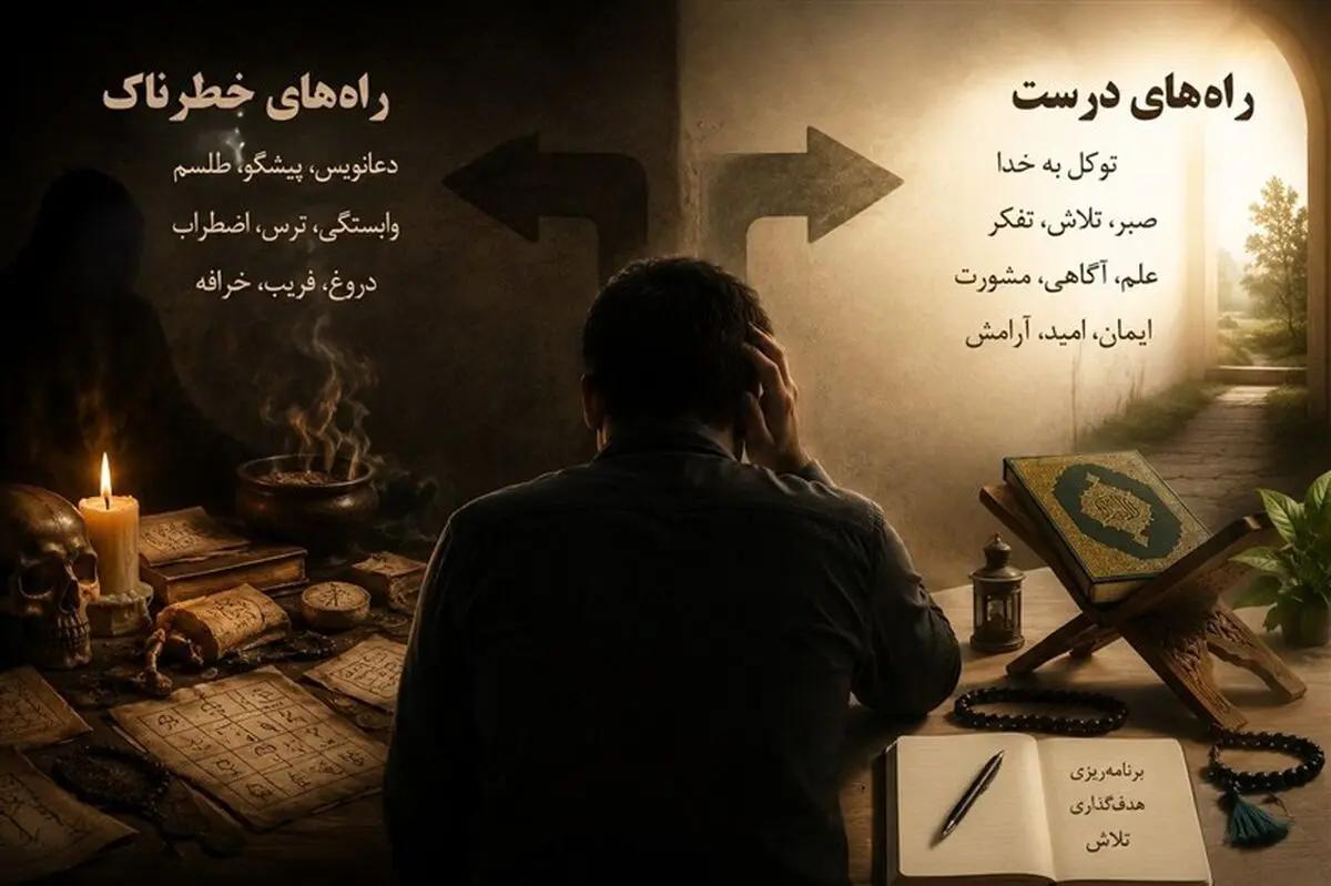 چرا در آخرالزمان مردم به پیشگوها و دعانویس‌ها مراجعه می‌کنند؟ 
