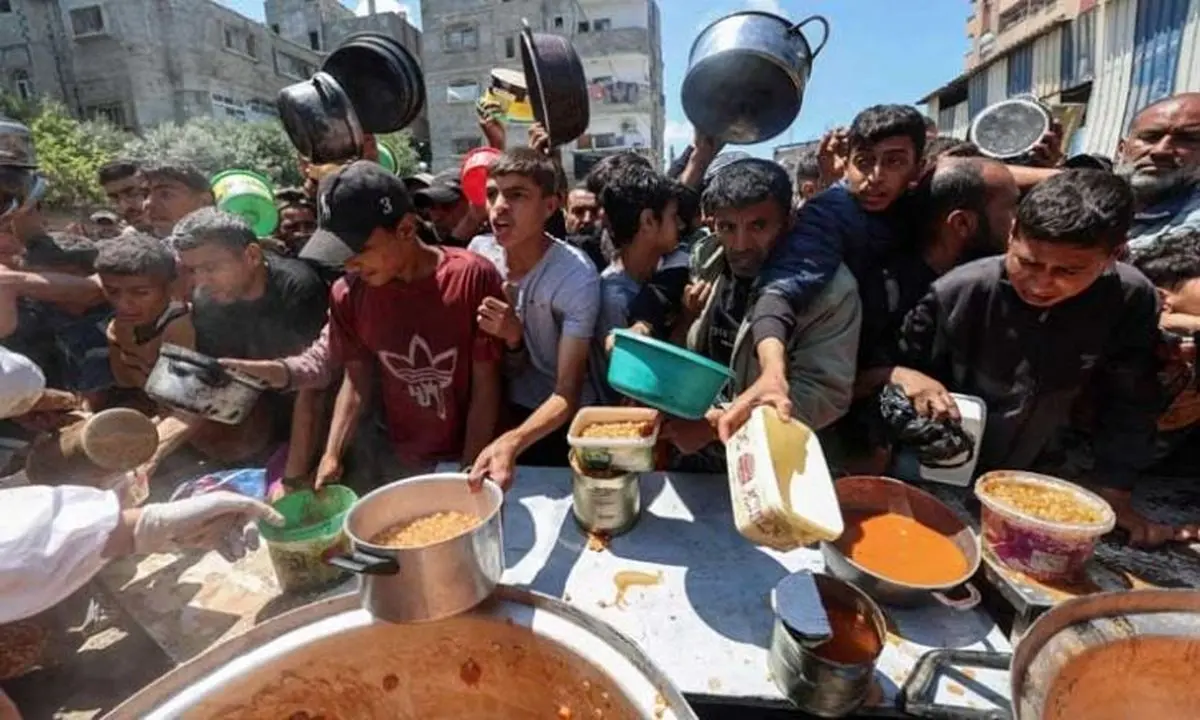 صدها هزار فلسطینی در غزه هر دو یا سه روز یک وعده غذا میخورند