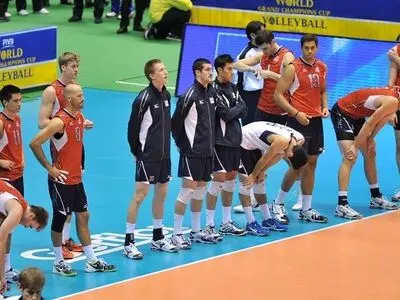 نخستین تمرین تیم والیبال آمریکا در ایران