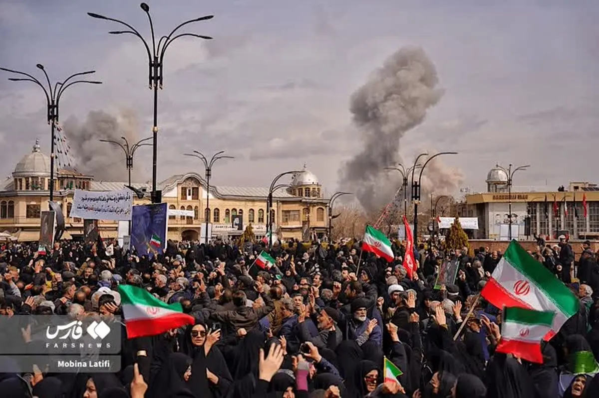 دشمن حمله موشکی کرد؛ همدانی‌ها صحنه را ترک نکردند