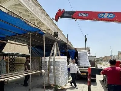 برپایی ایستگاه‌های صلواتی حرم بانوی کرامت برای میزبانی از زائران