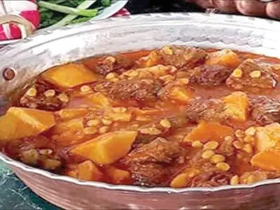 طرز تهیه خورشت به با لپه