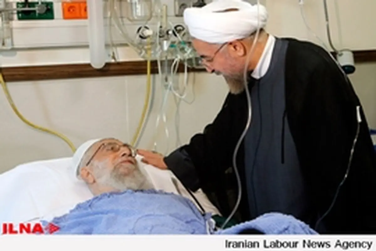 عیادت رییس‌جمهور از رهبر معظم انقلاب